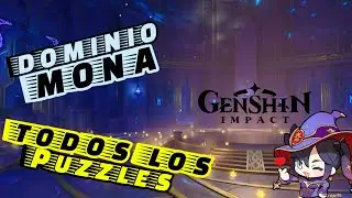 TODOS los PUZZLES del DOMINIO de MONA  | GENSHIN IMPACT