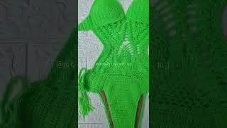 bikini tejido a crochet para mujer