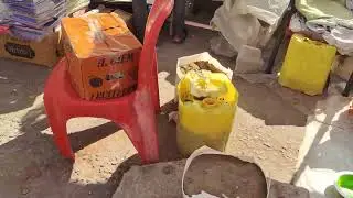 Small market in Mozambique