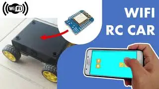 Wifi RC Car using Wemos D1 Mini and RemoteXY