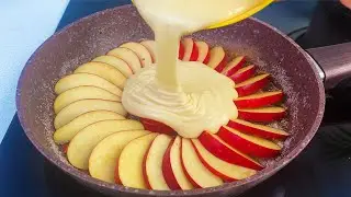 Wenn du 2 Äpfel und eine Pfanne hast! Probiere dieses Rezept! Unglaublich lecker!