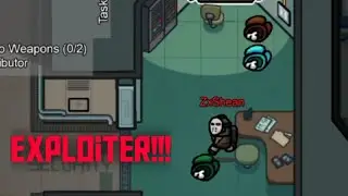 abusing cheat in AmongUs |no cooldown kill| |always Impostor| cheating in AmongUs