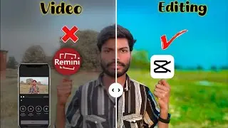 Video enhance kise kare||🤫 low video ko 4k enhance kise kare video editing #videoediting #enhance