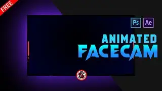 Twitch Facecam, Animated Facecam for twitch Stream, How to Create Animated Facecam PS +Ai