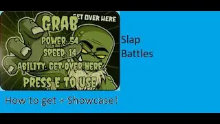 Slap Battles New Grab Glove (how to get + showcase) + much more! (Roblox)
