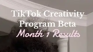 TikTok Creativity Program Beta - Month 1 Results