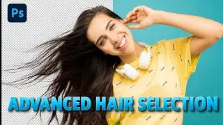Advance Hair Selection - Masking Hair in Photoshop [HINDI]