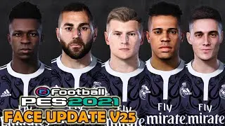 PES 2021 face update v25  smoke patch 21.4.4