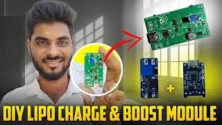 I Made a custom lipo/lion charge and boost module