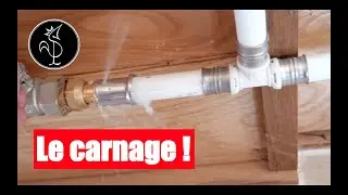 Finition des murs et installation de l'eau