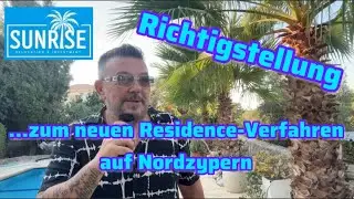 Correction to the new residence procedure in Northern Cyprus
