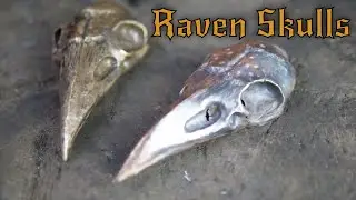 Making a Raven's Skull - Repousse - California Red Pitch