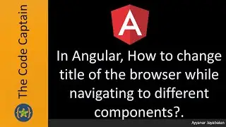 In Angular, change browser title while navigating to different component