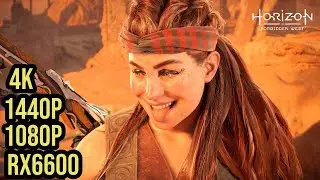 Horizon Forbidden West | RX 6600 + Ryzen 5 3600 | All Settings 1080P 1440P 4K | Performance Test