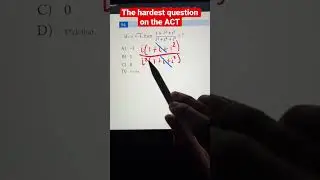 The Hardest Question on the ACT | Imaginary Numbers Math Problem 