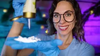 ASMR Fast & Aggressive Latex glove Massage for 100 %  tingles 