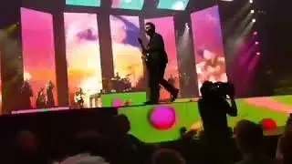 panic! at the disco performing girls just want to have fun on the pray for the wicked tour