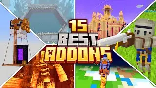15 INSANE Minecraft Bedrock Addons YOU NEED!