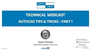 Civil Survey Solutions - Webcast: AutoCAD Tips & Tricks (Part 1)
