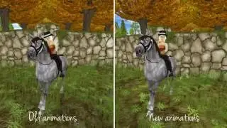 Star Stable Online - Old animations vs. New animations