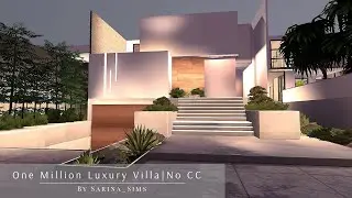 One Million 💲 Luxury Villa | Stop Motion | Millionaire Mansion | No CC | Real to Sims | The Sims 4