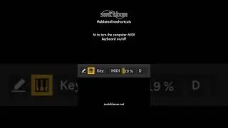 Turn the Computer MIDI Keyboard On/Off - Ableton Live Shortcuts 