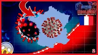 L'EXPLOSION DU COVID-19 EN FRANCE ?! (Geopolitical Simulator 4: Power & Revolution 2021 FR) #2