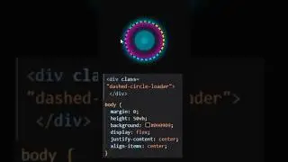 Dashed Circle Loader Using CSS 