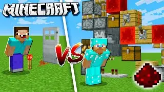 Minecraft NOOB vs. PRO: REDSTONE BATTLE in Minecraft!