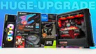 His Potato PC is about to EXPLODE.. So we built him a new one.