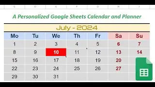Make Your Google Sheets Calendar and Google Sheets Planner
