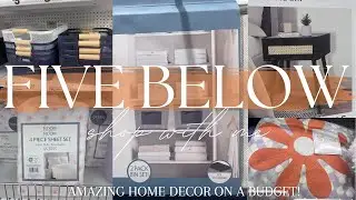 FIVE BELOW AMAZING NEW HOME DECOR 2024 \\ SHOP WITH ME!