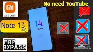 Redmi Note 13 4g Frp bypass miui 14 2025 || Redmi / poco Miui 14 Frp bypass 2025