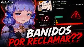 Are Genshin players being banned after a review bomb?