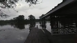Sunrise on the Pomeroon River, Guyana