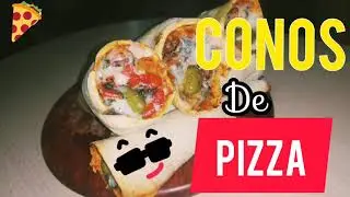 CONOS DE PIZZA FÁCIL Y RAPIDO🍕🍦🎉