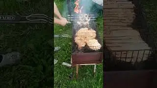 Курица на мангале