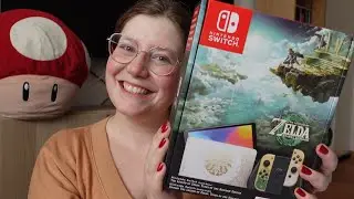 I bought my 3rd Nintendo Switch console // Zelda OLED Switch Unboxing