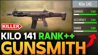 KILO 141 A TRUE BEAST BEST GUNSMITH IN CALL OF DUTY MOBILE | BEST KILO 141 RANK BUILD|