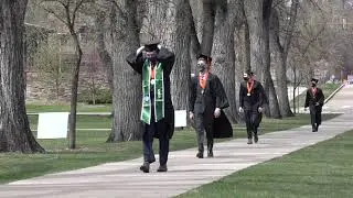 Spring 2021 Engineering Commencement: Ceremonial Walk Around the Oval