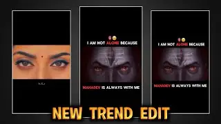 Instagram Trending Mahadev Eyes Opening Reels Editing || Viral Mahadev Reels Editing