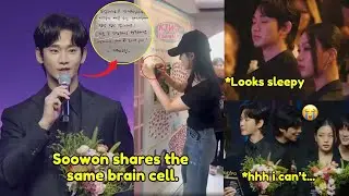 Soohyun used the same line as Jiwon in award speech?! Soohyun & Minsi like 2 lost introverted kids😂