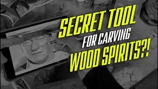 Secret Tool for Carving Wood Spirits!?  | Crooked Chisel TV | Learn to Carve