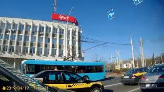 Витебск.Поездка на троллейбусе №12 Ж.д.Вокзал - Билево-3(на автономном ходу)