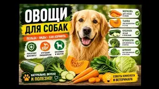 10. ОВОЩИ ДЛЯ СОБАК. Какие можно давать  и каких стоит избегать.