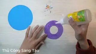 Hướng dẫn cách làm chiếc quạt cầm tay chiếc bánh Donus | Thủ Công Sáng Tạo
