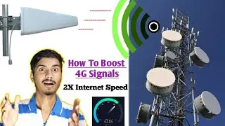 How to boost mobile Signal 2G,3G,4G,5G | How to increase internet speed in indoor | Signal Boosters