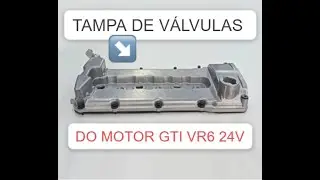 DETALHES TAMPA DE VÁLVULAS DO MOTOR GOLF GTI VR6 24V