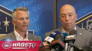 Kent Hughes and Martin St-Louis on the 2023 NHL Draft | FULL PRESS CONFERENCE