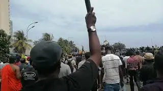 #shortfeed #srilanka #gotagohome #aragalaya #video Of Sri Lanka Protestors Through, gall face